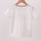 Brown alpaca embroidery top