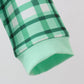 Green parade embroidery gingham romper