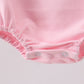 Pink clover glitter ruffle bubble