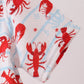 Lobster print muslin top