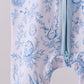 Blue bunny egg bamboo romper