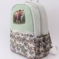 Camouflage bear print backpack