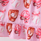 Pink bow baseball bamboo dress
