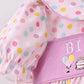 Purple birthday embroidery bloomer set