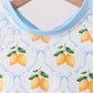 Blue bow lemon rashguard