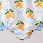 Blue bow lemon rashguard