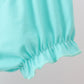 Blue sailboat print ruffle bloomer set