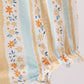 Floral bunny embroidery ruffle bubble