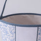 Blue bunny floral basket