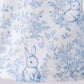 Navy bunny embroidery peter pan collar bloomer set