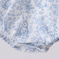Navy bunny embroidery peter pan collar bubble
