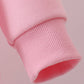 Pink heart love smile sequin fleece mom&me sweatshrit