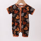 Brown character bamboo romper