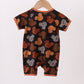 Brown character bamboo romper