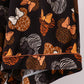 Brown character bamboo pajama set
