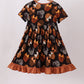 Brown character bamboo dress
