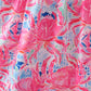 Pink floral smocked ruffle mom&me tiered dress