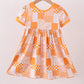 Tennessee floral checkered bamboo dress