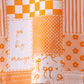 Tennessee floral checkered long sleeve bamboo pajama set