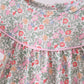 Floral bunny applique ruffle bloomer set