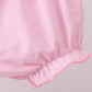 Floral bunny applique ruffle bloomer set