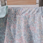 Blue floral bunny applique ruffle skorts set