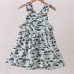 Camouflage denim dress