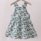 Camouflage denim dress