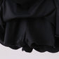Black scalloped active  mom&me dress