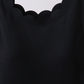 Black scalloped active  mom&me dress