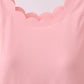 Pink scalloped active mom&me dress
