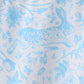 Blue bunny smocked peter pan collar shorts set