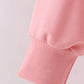 Peach hand-sewn bow mom&me sweatshirt