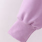 Purple hand-sewn bow mom&me sweatshirt