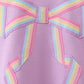 Purple hand-sewn bow mom&me sweatshirt