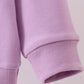Purple hand-sewn bow mom&me sweatshirt
