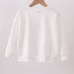Cream hand-sewn bow mom&me sweatshirt