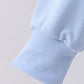 Blue hand-sewn bow mom&me sweatshirt