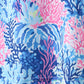 Blue marine creature print top