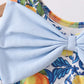 Lemon smocked ruffle bloomer set