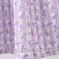 Lavender floral smocked ruffle shorts set