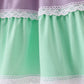 Purple lace rainbow tiered dress