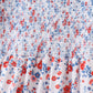 Blue floral smocked dress