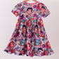 Purple character bamboo dress