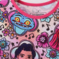 Purple character bamboo dress