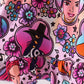Purple character bamboo dress