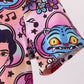 Purple character bamboo jumpsuit