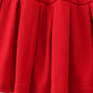 White bow sequin skort set