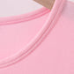 Pink flag bow sequin mom&me top