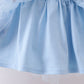 Blue bow star sequin skort set